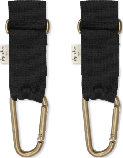 Konges Sløjd Stroller Strap 2pk Vognkroker Svart