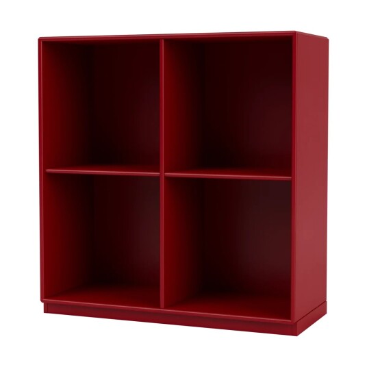 Montana SHOW hylle 69,6 x 69,6 cm, sokkel 3 cm 165 Beetrot