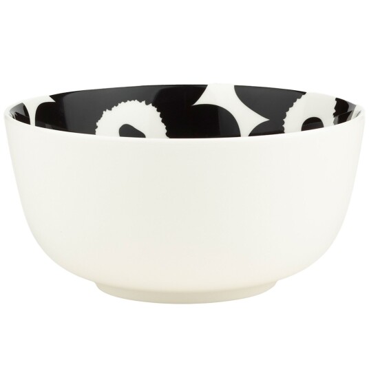Unikko skål 9 dl hvit/svart Unikko skål 9 dl hvit/svart