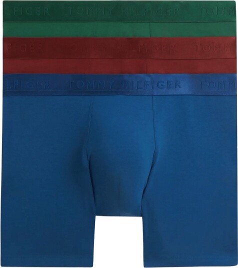 Tommy Hilfiger 3P Boxer Brief   Blue   L