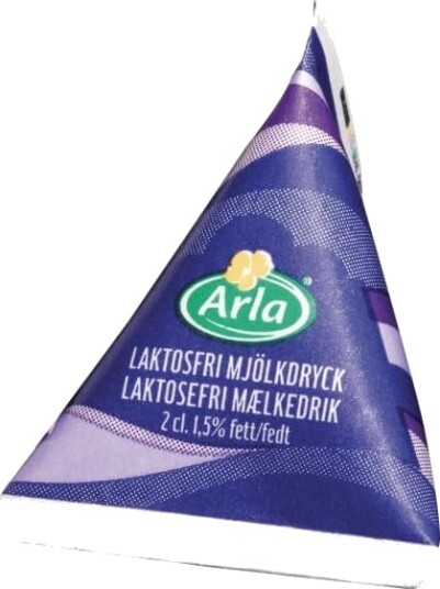 Kaffemælk Laktosefri Arla 1,5 % fedtindhold 20 ml   100 stk.