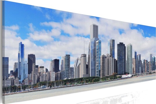 Tavla Big City Hopes 135x45 cm