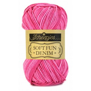 Scheepjes Softfun Denim Garn Print 503 Pink