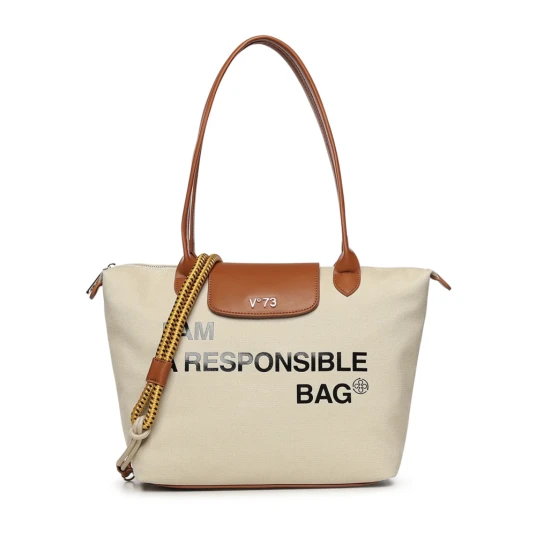 V73 Dame Vesker Beige ONE SIZE,