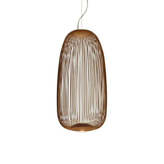 Foscarini Spokes 1 Taklampe med LED Kobber Foscarini Spokes 1 Taklampe med LED Kobber