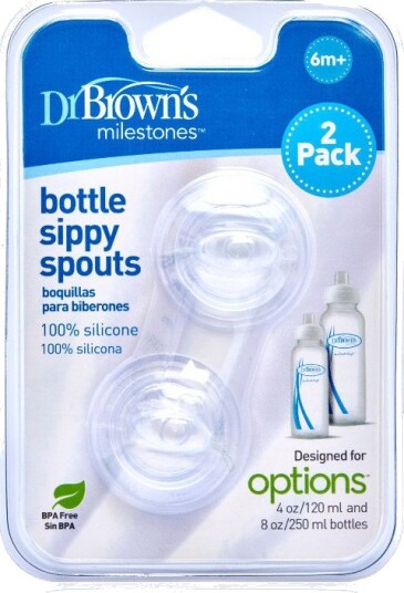 Dr. Brown's Milestones Silikonsmokk 6+mnd 2 stk Dr. Brown's Milestones Silikonsmokk 6+mnd 2 stk
