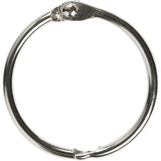 Bokring dia. 32 mm tykkelse 2,7 mm 8stk./ 1 pk.