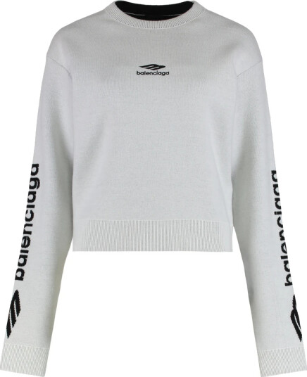Balenciaga Dame Strikkevarer Hvit S,