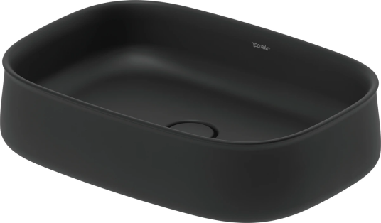 Duravit Zencha Toppmontert Servant 550x390 mm, u/o.l, Antrasitt Matt