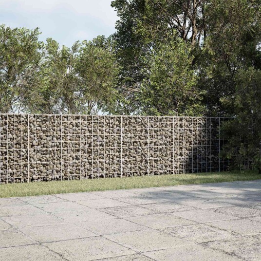 vidaXL Gabion med 5 mm tråd og 10x10 cm mesh 1200x30x100 cm