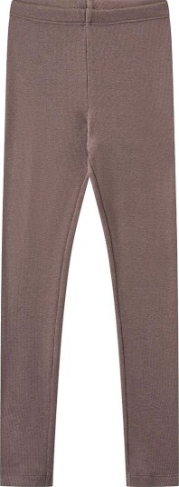 Wheat Leggings - Rib - Maddy - Plum Trøffel - Wheat - 3 år (98) - Leggings Brun Lilla