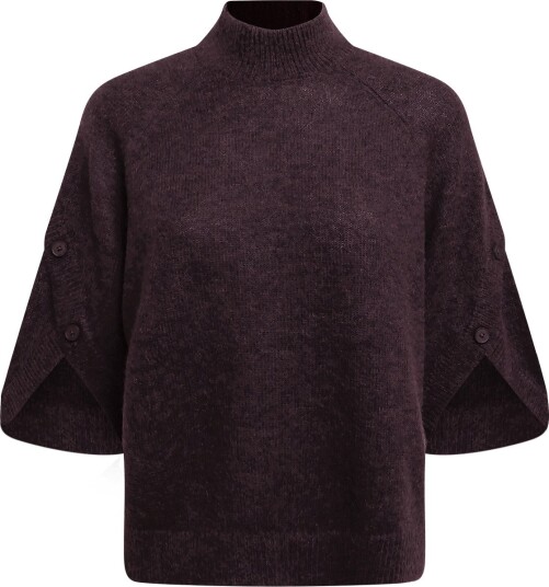 Dante6 Dante6 Mahani Cape Sweater   DARK PLUM   L
