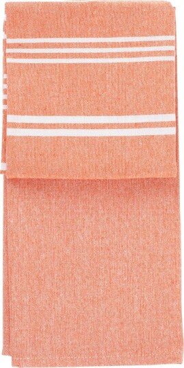 Christiania Glasmagasin Collection Kjøkkenhåndkle 50x70cm Oransje Striper 2pk