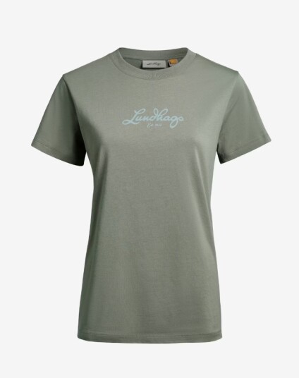 Lundhags Järpen Logo T Skjorte Dame Aloe Green M