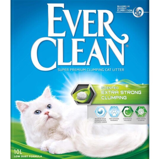 Ever Clean Extra Strong Clumping Scented Kattesand 10 L Ever Clean Extra Strong Clumping Scented Kattesand 10 L