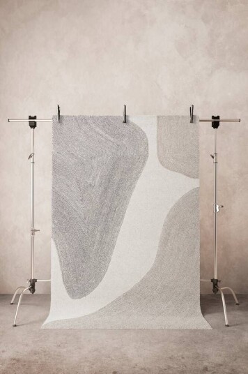 Jotex ASPEN ullteppe Naturhvit/beige/grå 1706714-02-0 1706706-01-39