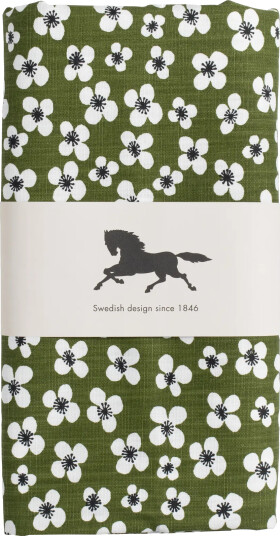 Almedahls Belle Amie voksduk Mørkegrønn 145x220 cm