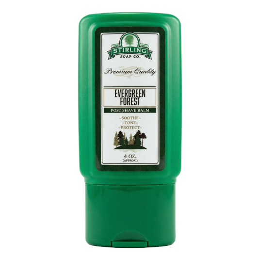 Stirling Soap Co. Post-Shave balm etterbarberingskrem Evergreen Forest 118ml