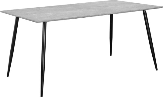 Spisebord Monza 160x90x76 cm, Stein/Svart - 160x90x76 cm, Stein/Svart