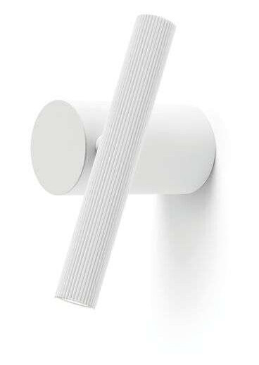 Luceplan - Doi Vegglampe 3000K White/Ribbed White