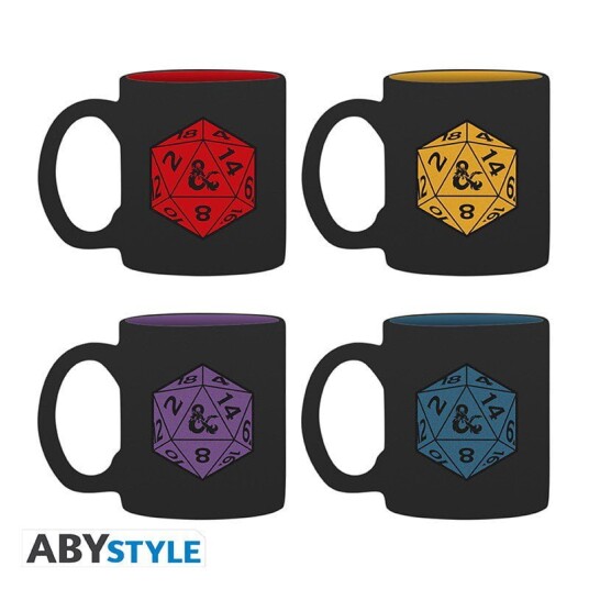 Dungeons and Dragons Espresso Kopp 4-pk