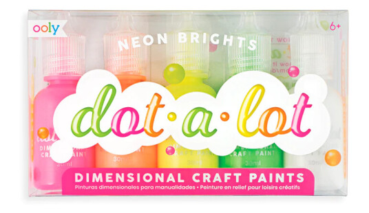 Ooly Dot-A-Lot Neon 5 stk