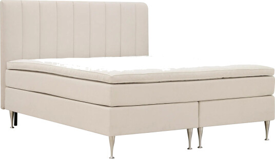 Hilton High Komplett Sengpakke 180x200 cm Lys beige