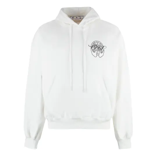 Off White Herre Gensere & Hettegensere Hvit 2XL