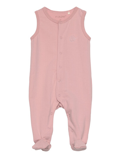 Fixoni Romper W.feet Solid Pink 50 Fixoni Romper W.feet Solid Pink 50