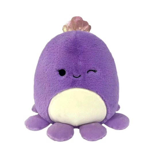 Squishmallows Fuzz A Mallows Kosedyr Violet Blekksprut 30 cm