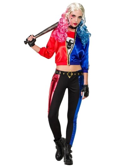 Jester Fatale Harley Quinn Inspirert Damekostyme Jester Fatale Harley Quinn Inspirert Damekostyme