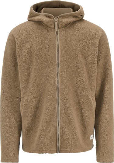 Craft Men's Join Pile Fleece Full Zip Hood Taupe M Craft Men's Join Pile Fleece Full Zip Hood Taupe M