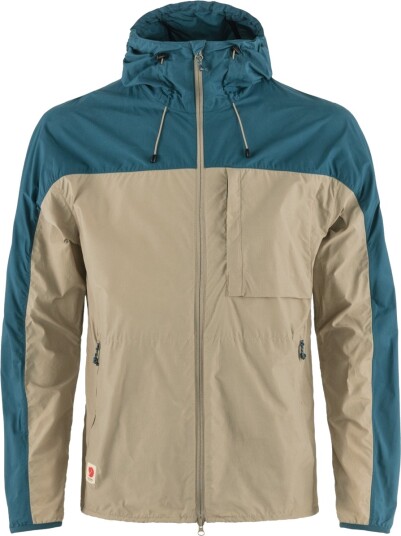 Fjellreven Men's High Coast Wind Jacket Fossil-deep Sea S