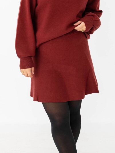 MSCH Copenhagen Mercy East Skirt Burgunder S/M