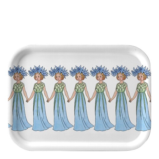 Design House Stockholm Elsa Beskow brett 20x27 cm Kornblomst Design House Stockholm Elsa Beskow brett 20x27 cm Kornblomst