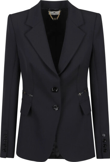 Elisabetta Franchi Dame Jakker Svart XL,