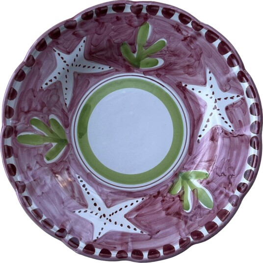 Amalfi Dyp Tallerken 23 cm Rosa