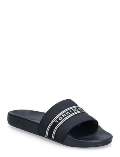 Tommy Hilfiger Th Webbing Pool Slide Navy 39