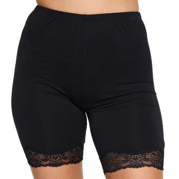 Damella Bamboo Lace Shorts Svart ull Small Dame Damella Bamboo Lace Shorts Svart ull Small Dame