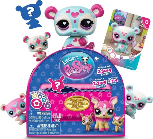 Littlest Pet Shop Littlest Pet Shop Mommy And Baby Ass Cdu - MULTI COLOUR - One Size