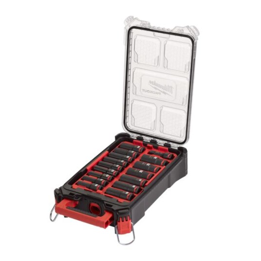 Milwaukee 4932480943 Kraftpipesett 1/2", 16 deler, Håndverktøy