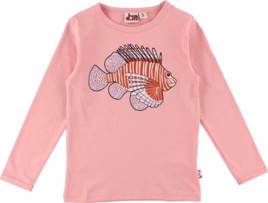 DYR Genser   DYR Brøl   Vintage Rose m. Dragefisk   DYR   2 år (92)   Genser   Rosa
