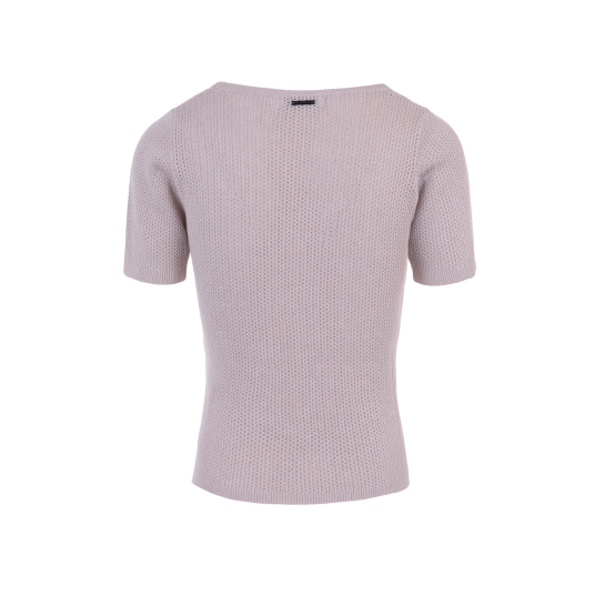 Dina Top Light Sand XL Knitted SS sweater Dina Top Light Sand XL Knitted SS sweater
