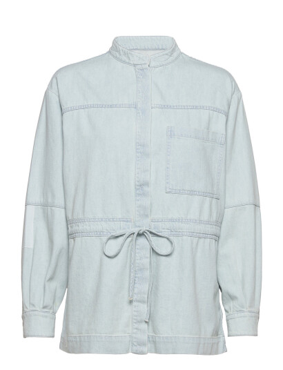 Closed Women Denim Patchwork Overshirt Light Blue Blue XS Closed Women Denim Patchwork Overshirt Light Blue Blue XS