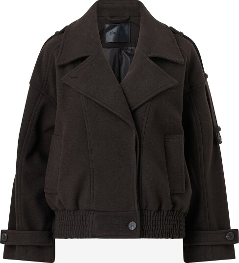 Gina Tricot   Jakke Wool Blend Jacket   Brun