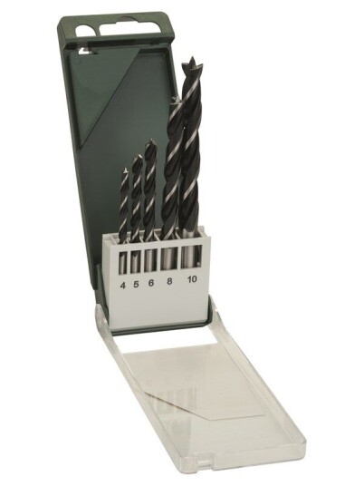 Bosch 5 delers trespiralbor sett 4,0; 5,0; 6,0; 8,0; 10,0 mm Bosch 5 delers trespiralbor sett 4,0; 5,0; 6,0; 8,0; 10,0 mm