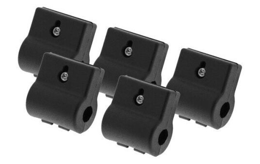 Deltaco HDMI monteringsklips 5-pakning svart Deltaco HDMI monteringsklips 5-pakning svart