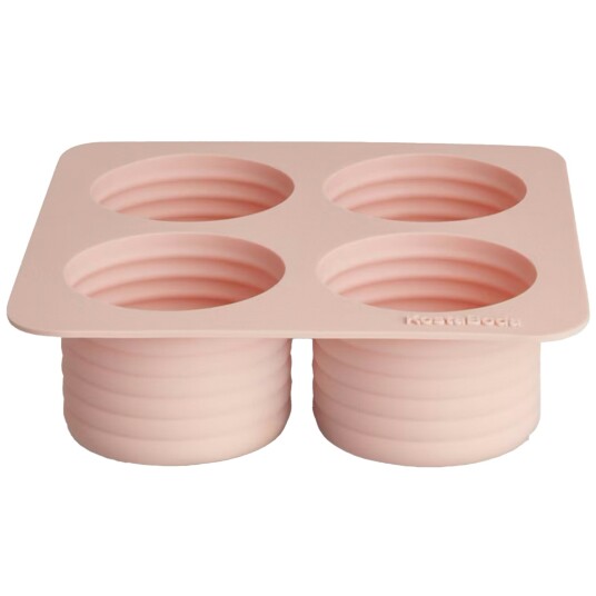 Kosta Boda   Viva isbitform 13 cl 4 stk pudderrosa