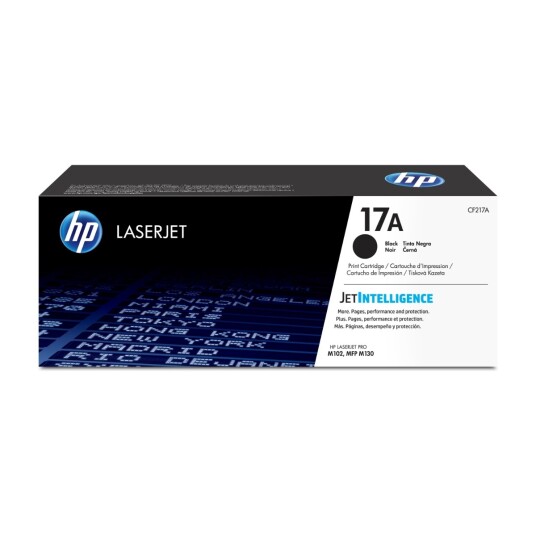 HP Toner 17A Sort