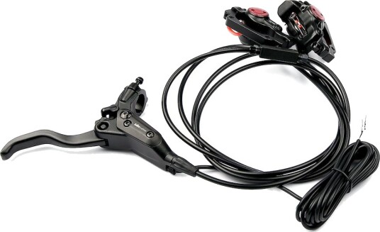 Bikepartner Twin hydraulisk bremsesett bak med høyre bremsehendel til lastesykler